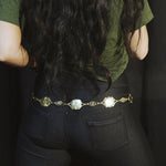 Load image into Gallery viewer, Mini Concho Gold Chain Belt
