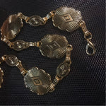 Load image into Gallery viewer, Mini Concho Gold Chain Belt
