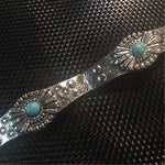 Load image into Gallery viewer, Necklace w Silver &amp; Mini Turq Details
