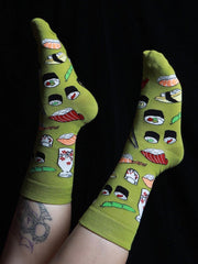 Load image into Gallery viewer, Olive Sushi Socks - Lisa Lassi
