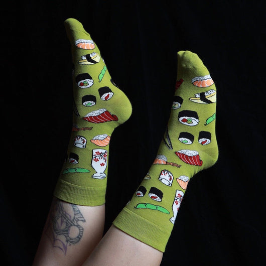 Olive Sushi Socks - Lisa Lassi