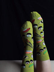 Load image into Gallery viewer, Olive Sushi Socks - Lisa Lassi
