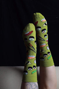 Olive Sushi Socks - Lisa Lassi