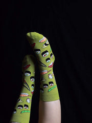 Load image into Gallery viewer, Olive Sushi Socks - Lisa Lassi
