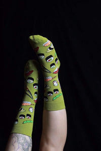 Olive Sushi Socks - Lisa Lassi