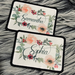 Personalized Floral Name Patch