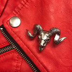 Load image into Gallery viewer, Ram Skull Brooch - Lisa Lassi
