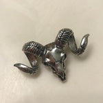 Load image into Gallery viewer, Ram Skull Brooch - Lisa Lassi
