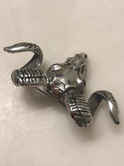 Load image into Gallery viewer, Ram Skull Brooch - Lisa Lassi
