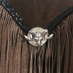 Load image into Gallery viewer, Ram Skull Brooch - Lisa Lassi
