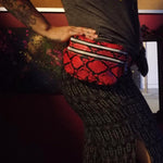 Load image into Gallery viewer, Red Snake Print GoGo Fanny Pack - Lisa Lassi
