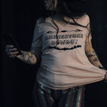 Load image into Gallery viewer, Rhinestone Cowboy Peachy V-Neck Tee
