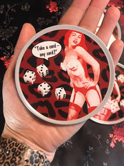 Load image into Gallery viewer, Rockabilly Pin-Up Girls Coasters Set - Lisa Lassi

