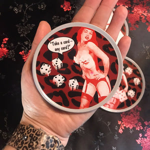 Rockabilly Pin-Up Girls Coasters Set - Lisa Lassi