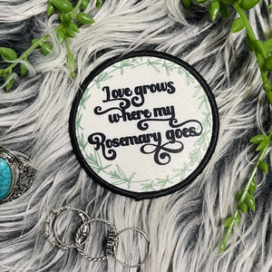 Rosemary circle patch