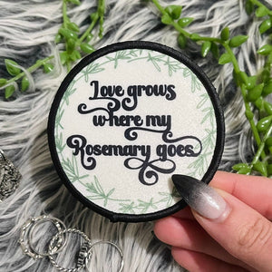 Rosemary circle patch