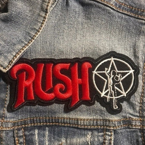 Rush Embroidered Iron On Patch - Lisa Lassi