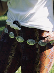 Load image into Gallery viewer, Simple Silver Concho Belt
