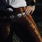 Load image into Gallery viewer, Simple Silver Concho Belt
