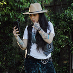 Load image into Gallery viewer, Tan Western Hat
