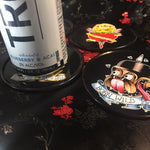 Load image into Gallery viewer, Tattoo Flash Cartoon Coasters Set - Lisa Lassi
