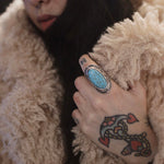 Load image into Gallery viewer, Turquoise Adjustable Ring
