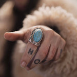 Load image into Gallery viewer, Turquoise Adjustable Ring
