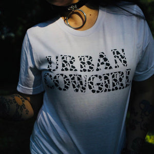 Urban Cowgirl Cow Print Tee