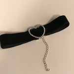 Load image into Gallery viewer, Velvet Heart Choker - Lisa Lassi
