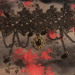 Load image into Gallery viewer, Victorian Style Dangle Lace Choker - Lisa Lassi
