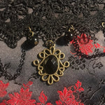 Load image into Gallery viewer, Victorian Style Dangle Lace Choker - Lisa Lassi
