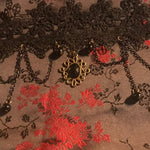 Load image into Gallery viewer, Victorian Style Dangle Lace Choker - Lisa Lassi
