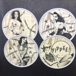 Load image into Gallery viewer, Western Pin-Up Girls Coasters Set - Lisa Lassi
