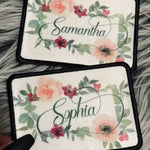 Load and play video in Gallery viewer, Personalized Floral Name Patch
