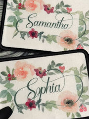 Load and play video in Gallery viewer, Personalized Floral Name Patch
