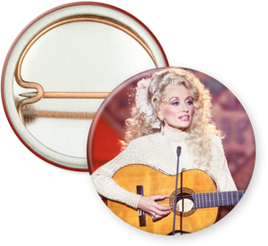 Dolly Guitar 1" Pin - Lisa Lassi