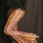 Load image into Gallery viewer, Multicolor Snake Print Flare Pants
