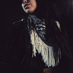 Load image into Gallery viewer, Bleached Bandana Wild Rag with Fringe - Lisa Lassi
