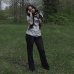 Load image into Gallery viewer, Sheer Black Mesh Flares
