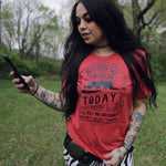 Load image into Gallery viewer, Bother Me Tomorrow CCR red tee
