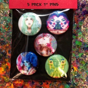 Blyre Cpanx 5 Pack 1” Pins - Lisa Lassi