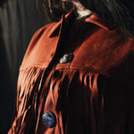 Load image into Gallery viewer, Faux Suede Rusty Fringe Jacket - Lisa Lassi
