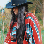Load image into Gallery viewer, Cow Skull Ruana Wrap - Lisa Lassi
