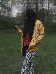 Load image into Gallery viewer, Pinup Cowgirl Bomber Jacket
