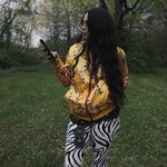 Load image into Gallery viewer, Pinup Cowgirl Bomber Jacket
