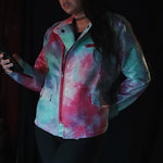 Load image into Gallery viewer, Tye-Dye Liquid Moto Jacket

