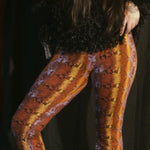 Load image into Gallery viewer, Multicolor Snake Print Flare Pants
