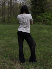 Load image into Gallery viewer, Sheer Black Mesh Flares
