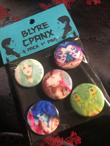 Blyre Cpanx 5 Pack 1” Pins - Lisa Lassi