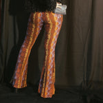 Load image into Gallery viewer, Multicolor Snake Print Flare Pants
